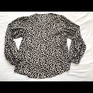 NWOT SHEIN Leopard Blouse